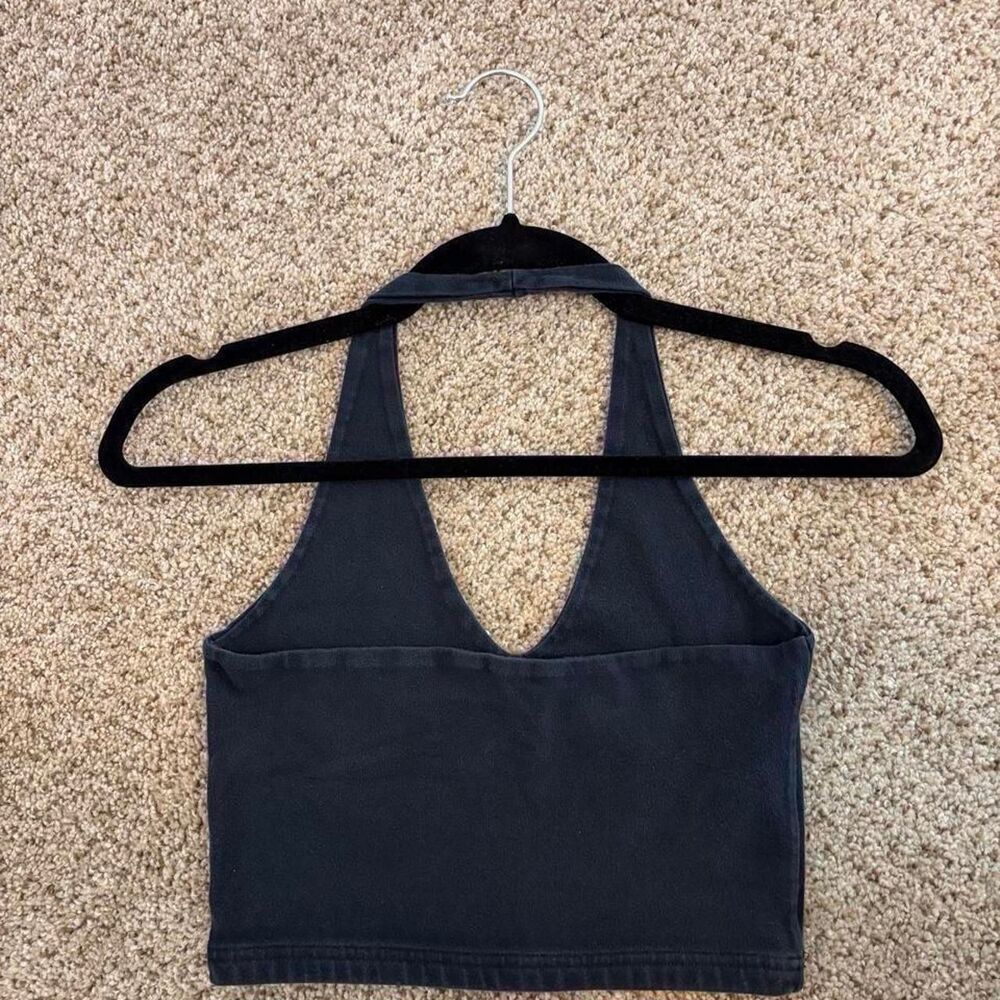 Brandy-melville Women's Black Crop-top - Picture 6 of 6